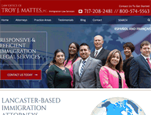 Tablet Screenshot of immiglawus.com